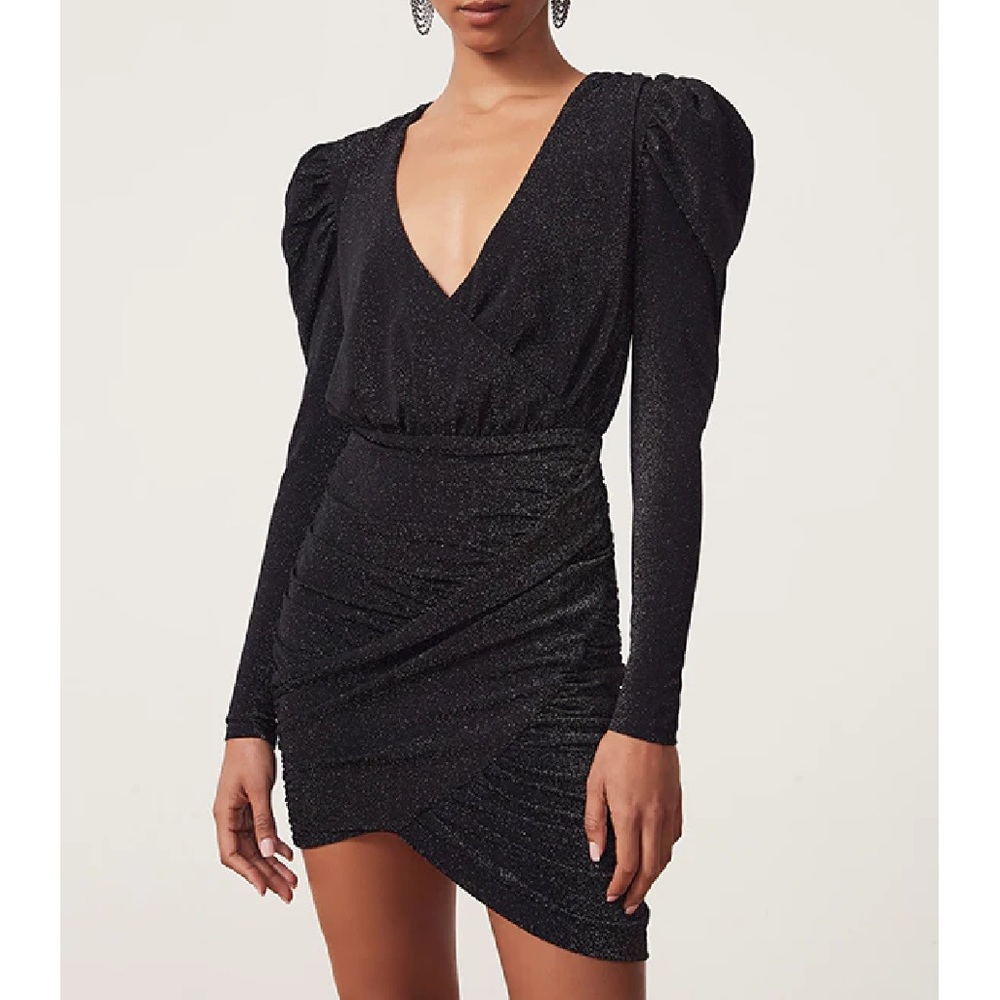 Song of style black lurex dress